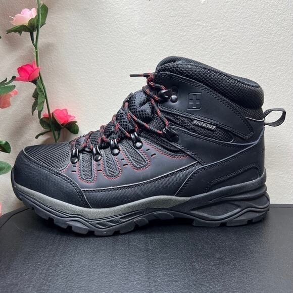 Swiss Tech Black Onyx Hiking Boots Lace Up Mens 8.5 Outdoor Walking Casual ? main image 8